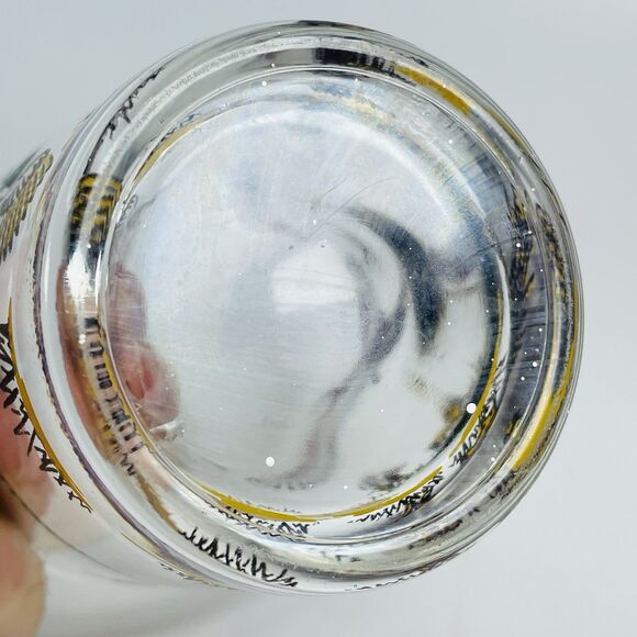 4 VTG Hazel Atlas Pheasant Hunter Low Ball Double Shot Barware Whiskey Glasses - Picture 10 of 10